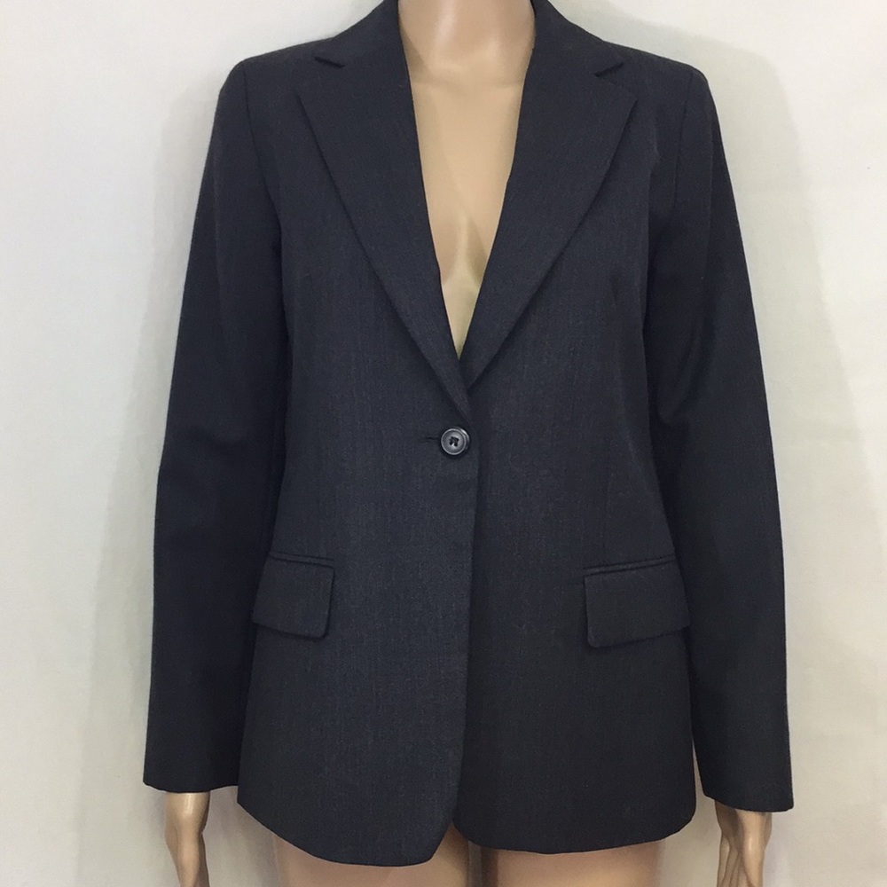 Pendleton Blazer Size 8 Wool Gray - image 1